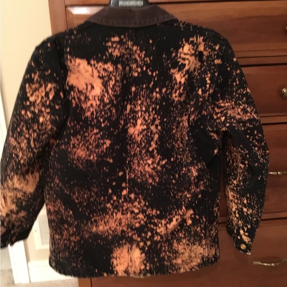 Vintage Carhartt blanket lined, acid washed chore coat. - Picture 2 of 4